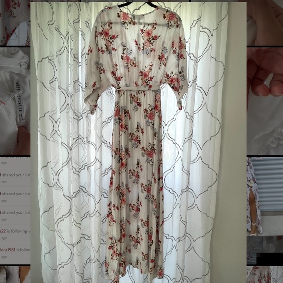 NWT Aakaa floral dress, size small - Picture 3 of 4